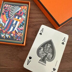 Hermes Poker Playing Cards Set of 2